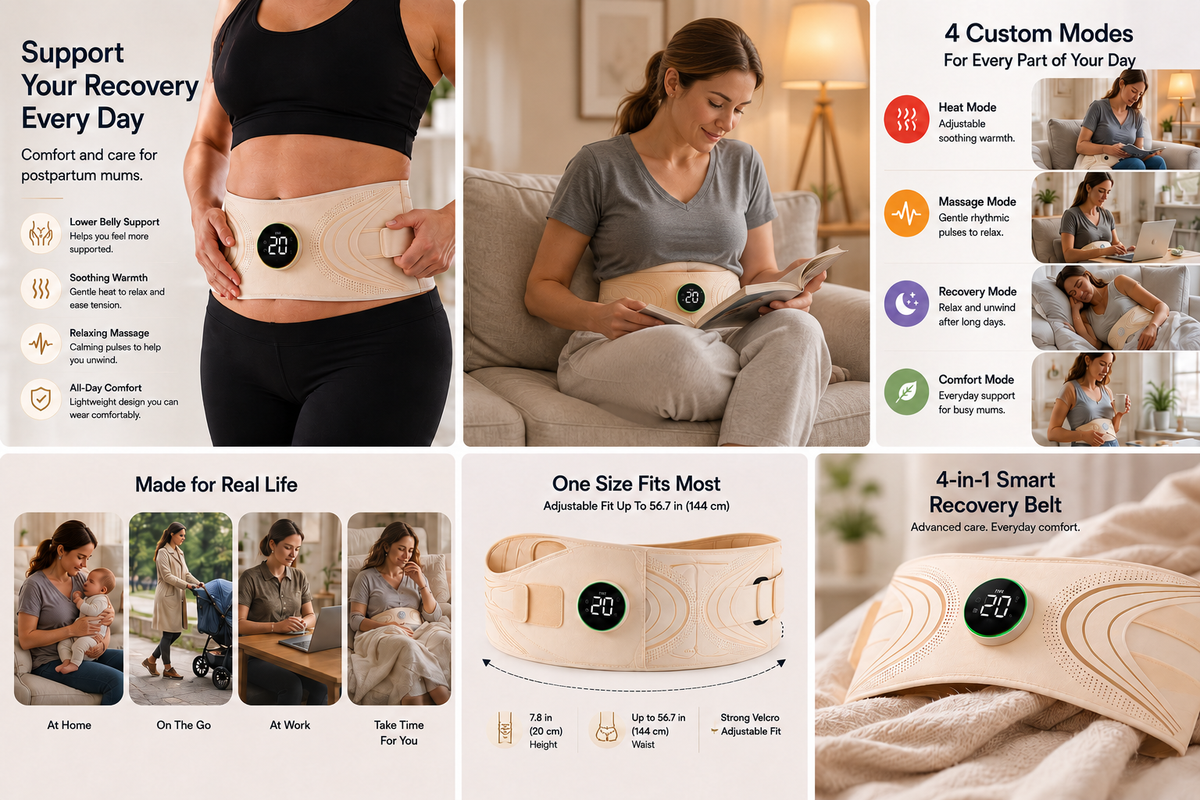 Heat & Massage Recovery Belt