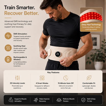 Heat & Massage Recovery Belt