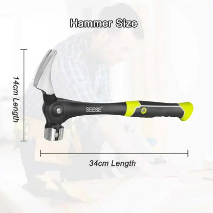 Claw hammer magnetic adjustable