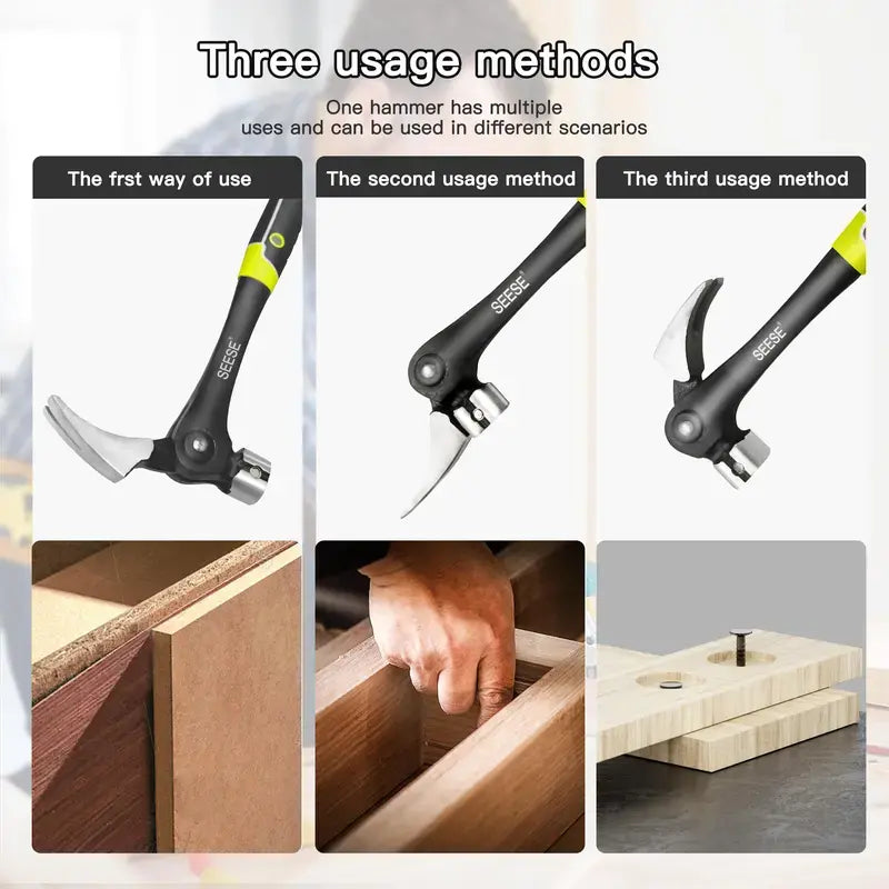 Claw hammer magnetic adjustable